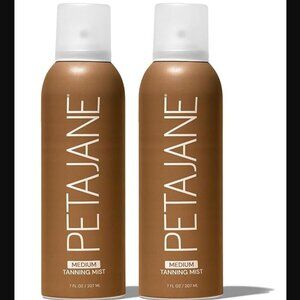 NEW Peta Jane Medium Spray Tanning Mist 2-pack, Self Tanner, 7 fl. oz. each